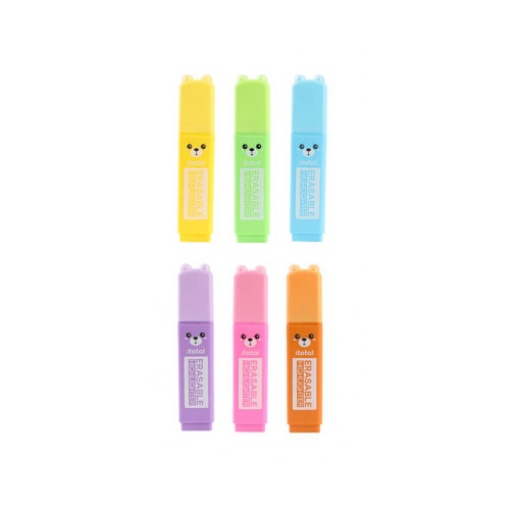 Sublinhador I-TOTAL Macaron ursinho 6 cores Xl2306d