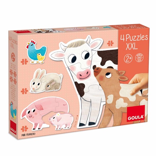 Puzzle GOULA 4-3-2 peças XXL Mamas e Bebés