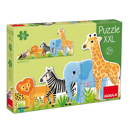 Puzzle GOULA 14 peças XXL de Pequeno a Grande