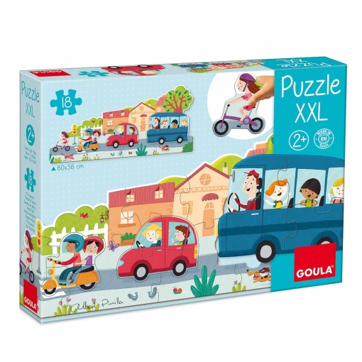 Puzzle GOULA 18 peças XXL Veículos