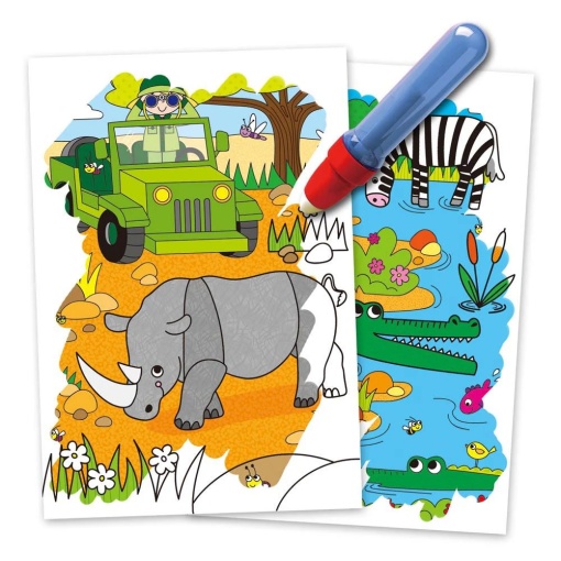 Livro de Colorir Water Magic - Safari DISET GALT
