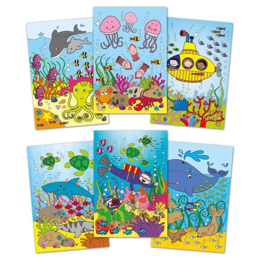 Livro de Colorir Water Magic - Fundo do Mar DISET GALT