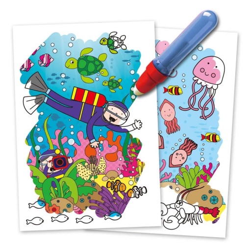 Livro de Colorir Water Magic - Fundo do Mar DISET GALT