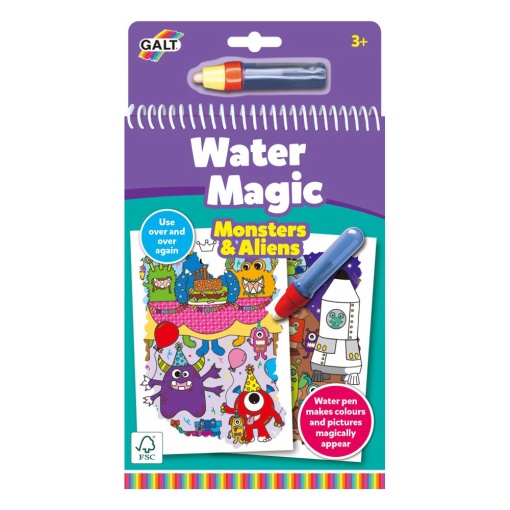 Livro de Colorir Water Magic - Monstros e Aliens DISET GALT