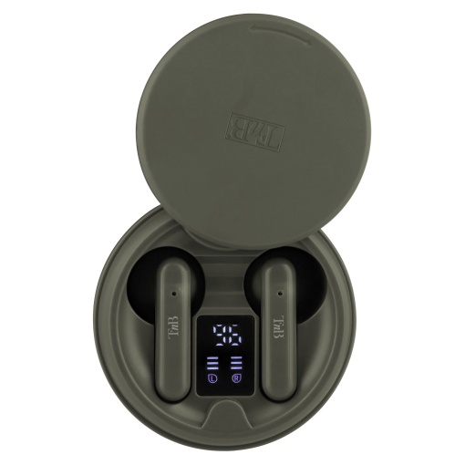 Auriculares Bluetooth TNB Shiny 2 5.1 com caixa de carregamento verde seco