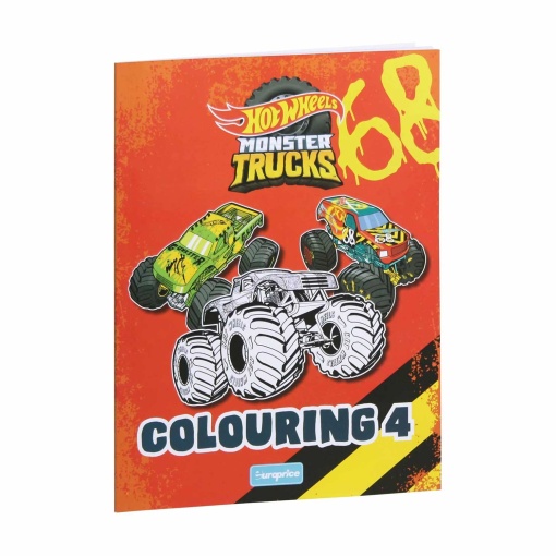 Hot Wheels Monster Trucks Colouring "4" EUROPRICE