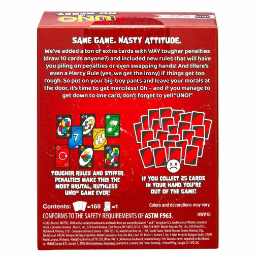 Uno Sem Misericórdia MATTEL Games