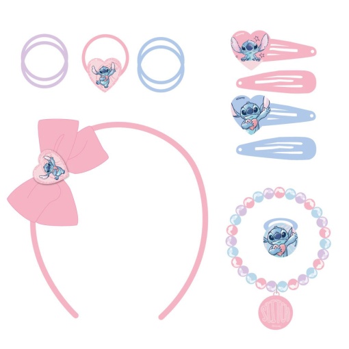 Conjunto de Acessórios de Cabelo com Mala DISNEY Stitch