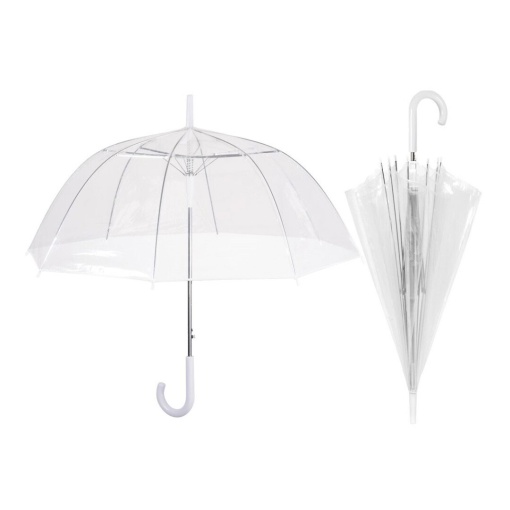 Guarda-chuva automático 61cm transparente PERLETTI