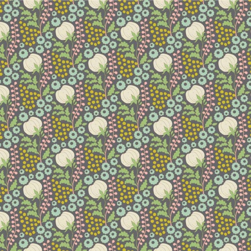 Tecido TILDA Sanctuary Cottonfield Greygreen 1x1,10m