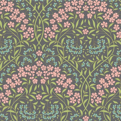 Tecido TILDA Sanctuary Larissa Greygreen 1x1,10m