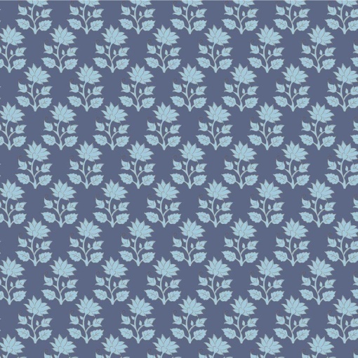 Tecido TILDA Sanctuary Mira Blue 1x1,10m