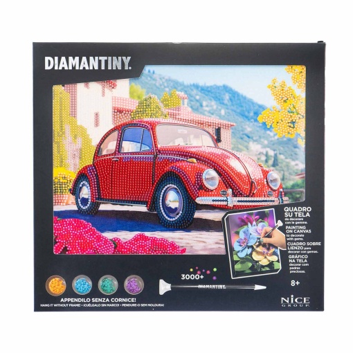 Pintar com Diamantes Carro Retro NICE Diamantiny Level Up