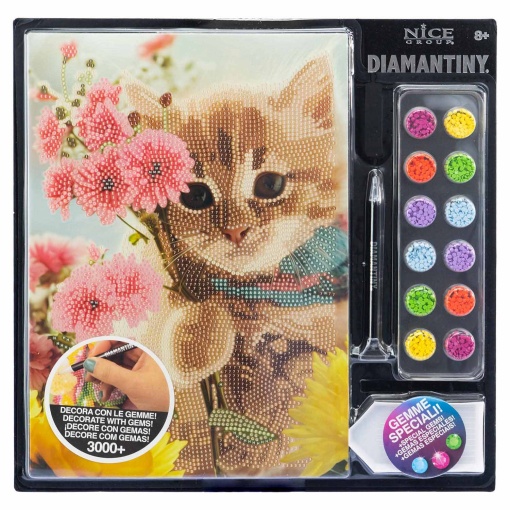 Pintar com Diamantes Gato NICE Diamantiny Level Up