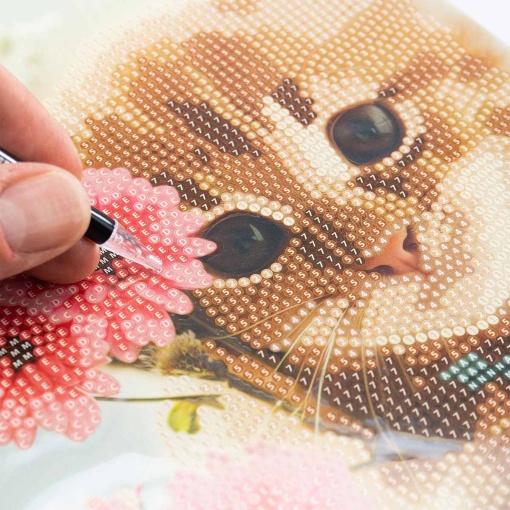 Pintar com Diamantes Gato NICE Diamantiny Level Up