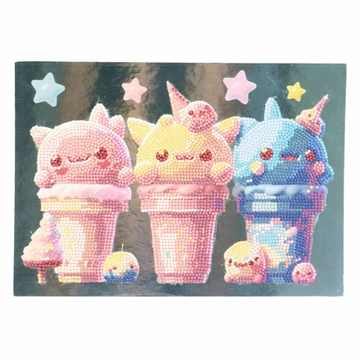 Pintar com Diamantes Kawaii Gelados NICE Diamantiny Level Up