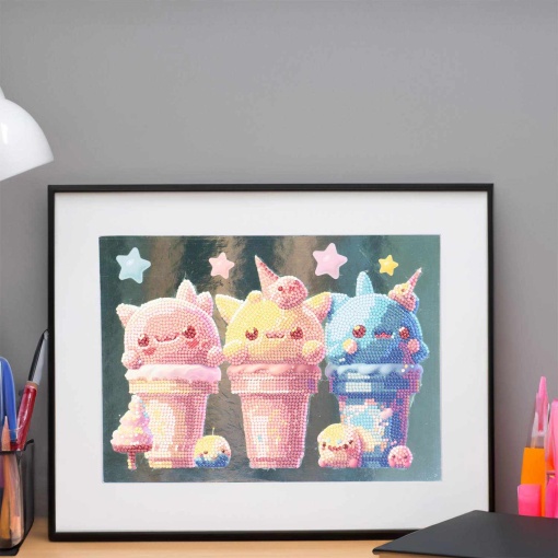 Pintar com Diamantes Kawaii Gelados NICE Diamantiny Level Up