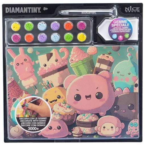 Pintar com Diamantes Kawaii AMIGOS NICE Diamantiny Level Up