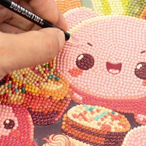 Pintar com Diamantes Kawaii AMIGOS NICE Diamantiny Level Up