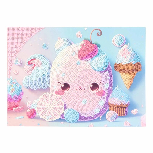 Pintar com Diamantes Kawaii Doces NICE Diamantiny Level Up