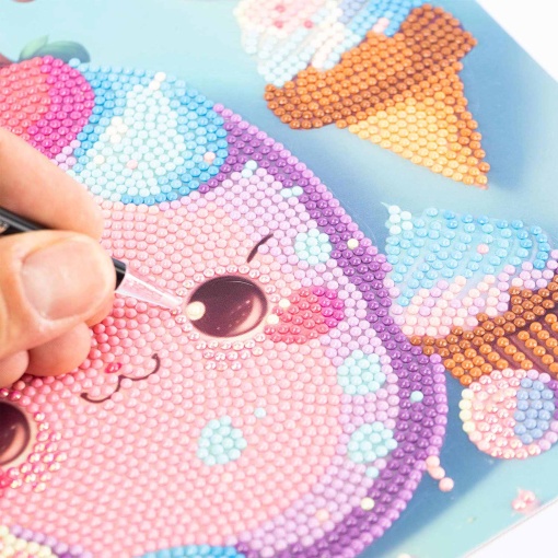 Pintar com Diamantes Kawaii Doces NICE Diamantiny Level Up