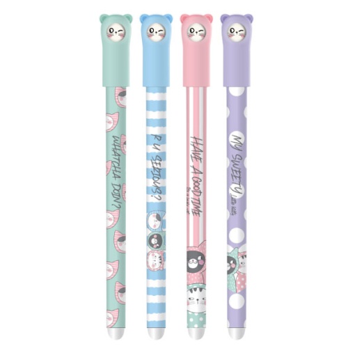 Esferográfica apagável M&G Sweet Little Kitty Artic 0,5mm sortido