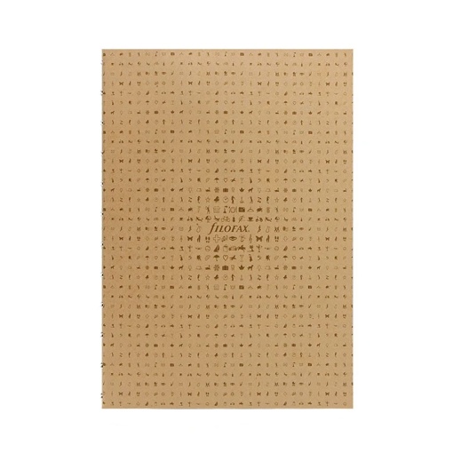 Caderno A5 Pautado FILOFAX Folio Icon 28 folhas 100g Kraft