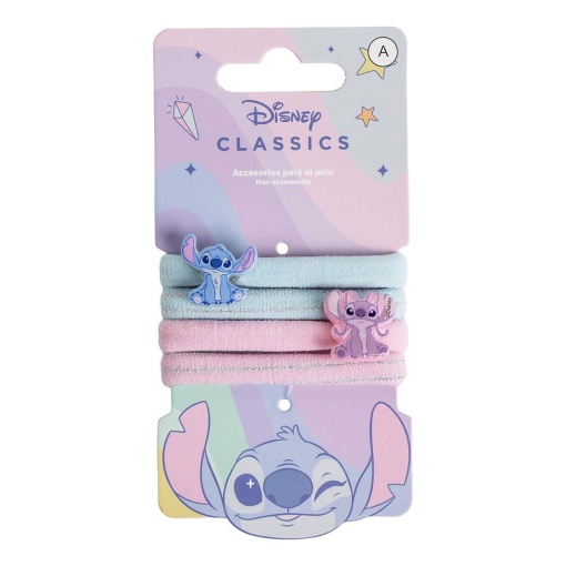 Elásticos de Cabelo DISNEY Stitch 4 unidades