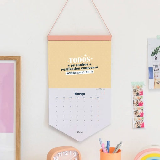 Calendário de Parede 2025 MR.WONDERFUL "Sucessos à vista" 24x42cm