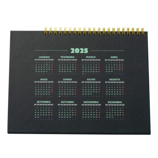 Calendário de Mesa 2025 MR.WONDERFUL "Ready para um Ano..." 24x18cm