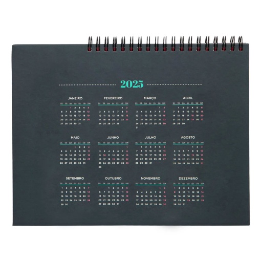 Calendário de Mesa 2025 MR.WONDERFUL "Que Comece a Ação" 24x19cm