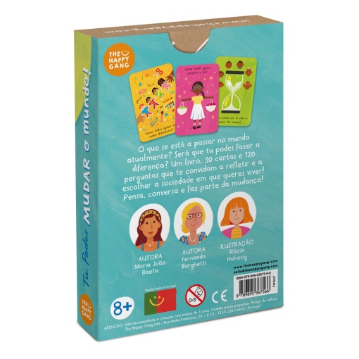 Flashcards "Tu podes mudar o mundo!" THE HAPPY GANG