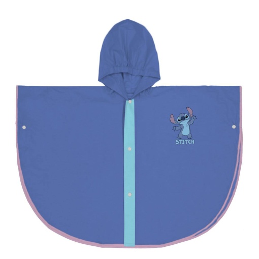 Poncho Impermeável DISNEY Stitch Lilás