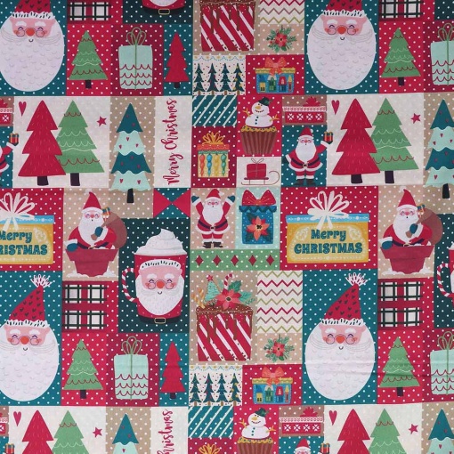 Tecido Natal Merry Christmas 1x1,50m