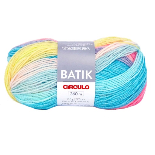 Fio de Crochet CÍRCULO Batik 100g Bem Me Quer 9034