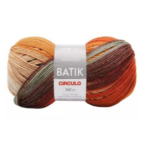 Fio de Crochet CÍRCULO Batik 100g Casca 9451