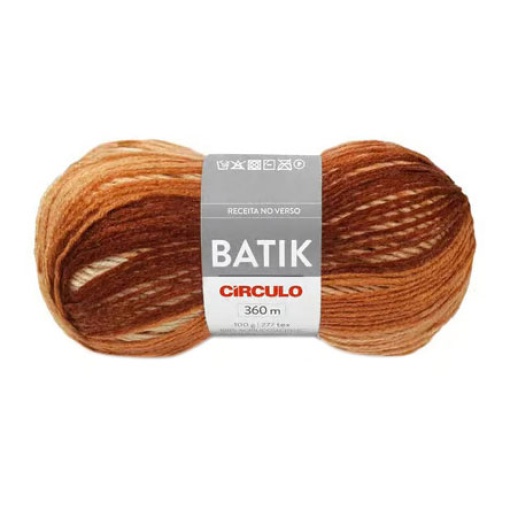 Fio de Crochet CÍRCULO Batik 100g Argila 9501