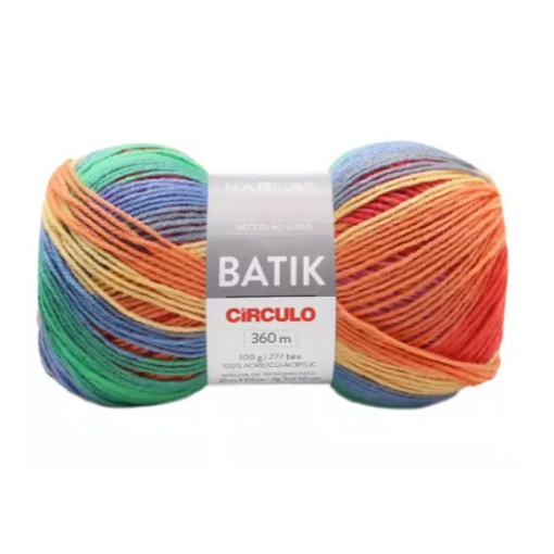 FIO DE CROCHET CIRCULO BATIK 100G ALEGRIA 9962