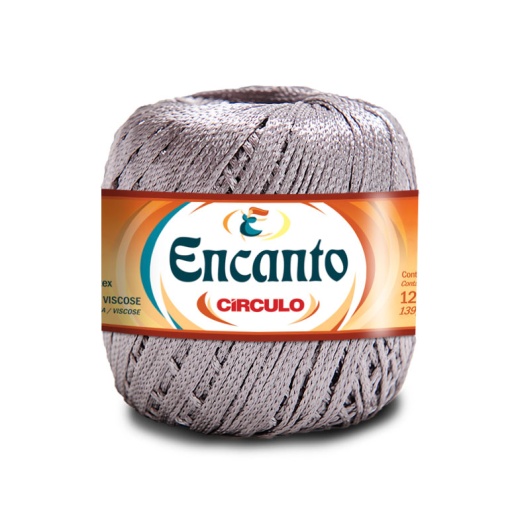 Fio de Crochet CÍRCULO Encanto 100g Alumínio 8473