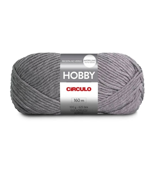 Fio de Crochet CÍRCULO Hobby 100g Alumínio 8473