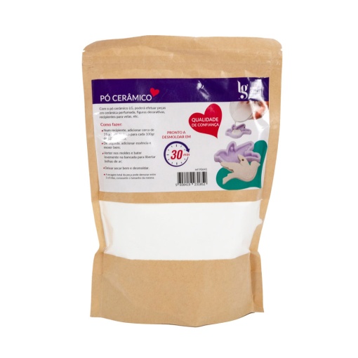 Pó cerâmico 1kg branco LG