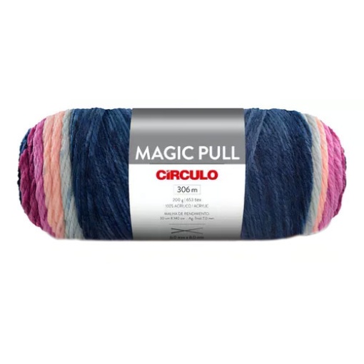 Fio de Crochet CÍRCULO MAGIC Pull 200g Equilíbrio 9741