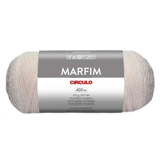 Fio de Crochet CÍRCULO Marfim 200g Coffee 9003