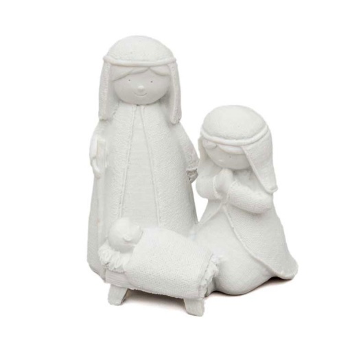 Sagrada Família Infantil em Marfinite para Pintar 11cm LG