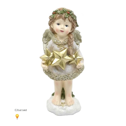 Anjo com Led 22cm