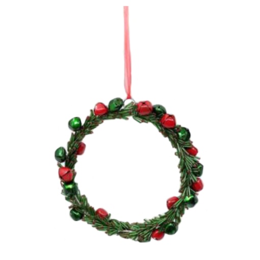Coroa de NATAL com Guizos 7cm