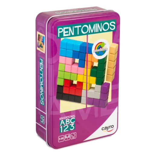 Pentominos em Caixa de Metal CAYRO