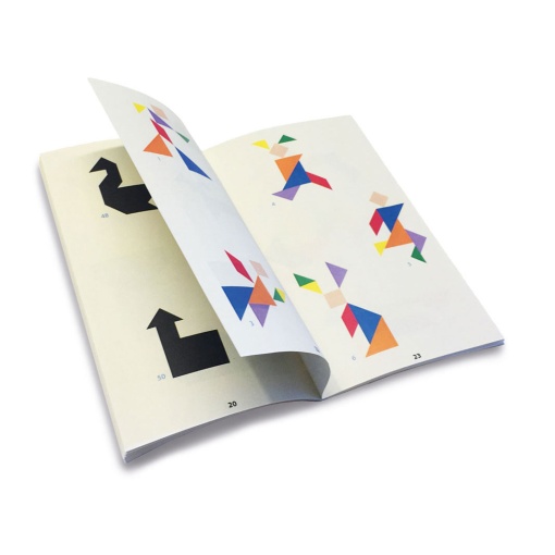 Tangram de madeira em caixa de metal CAYRO