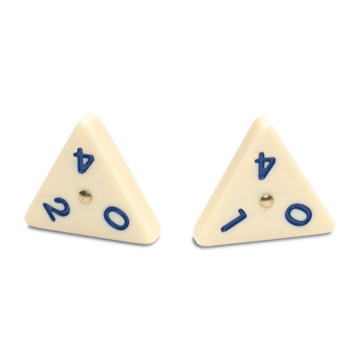 Dominó Triangular em Caixa de Metal CAYRO