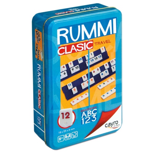 Rummi de Viagem em Caixa de Metal CAYRO